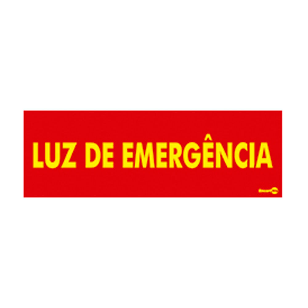 Adesivo de sinalizaç u00e3o Luz de Emer u00eancia 15 x 5cm Encartale Staples Armario Mdf Cozinha ~ Adesivo de sinalizaç u00e3o Luz de Emer u00eancia 15 x 5cm Encartale Staples